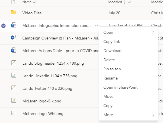 Share Files in Microsoft Teams