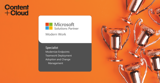 Content+Cloud’s latest Modern Work recognition brings total Microsoft Specialisations to ten